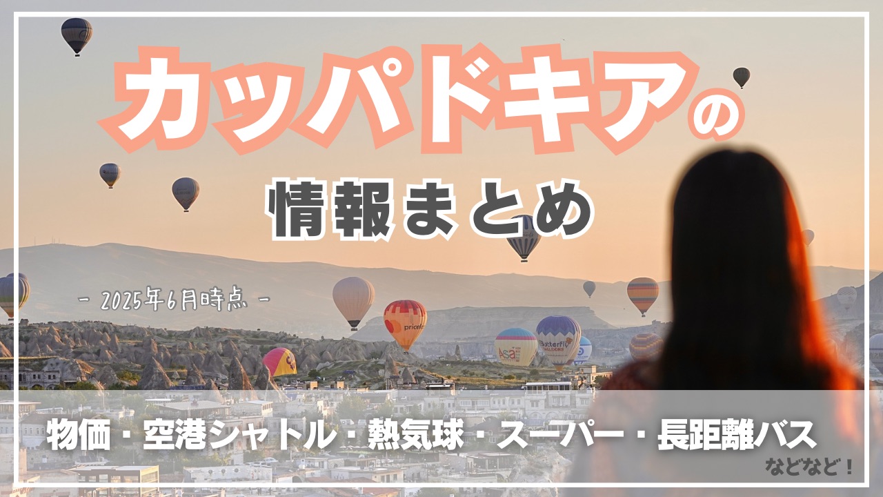 気球を眺める女性